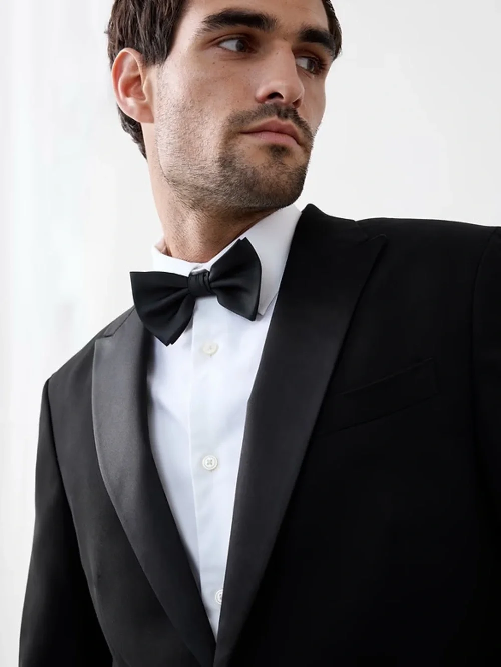 🎩 Banana Republic Luxe Tuxedo Suit Jacket 48R